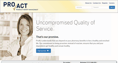 Desktop Screenshot of proactpharmacyservices.com